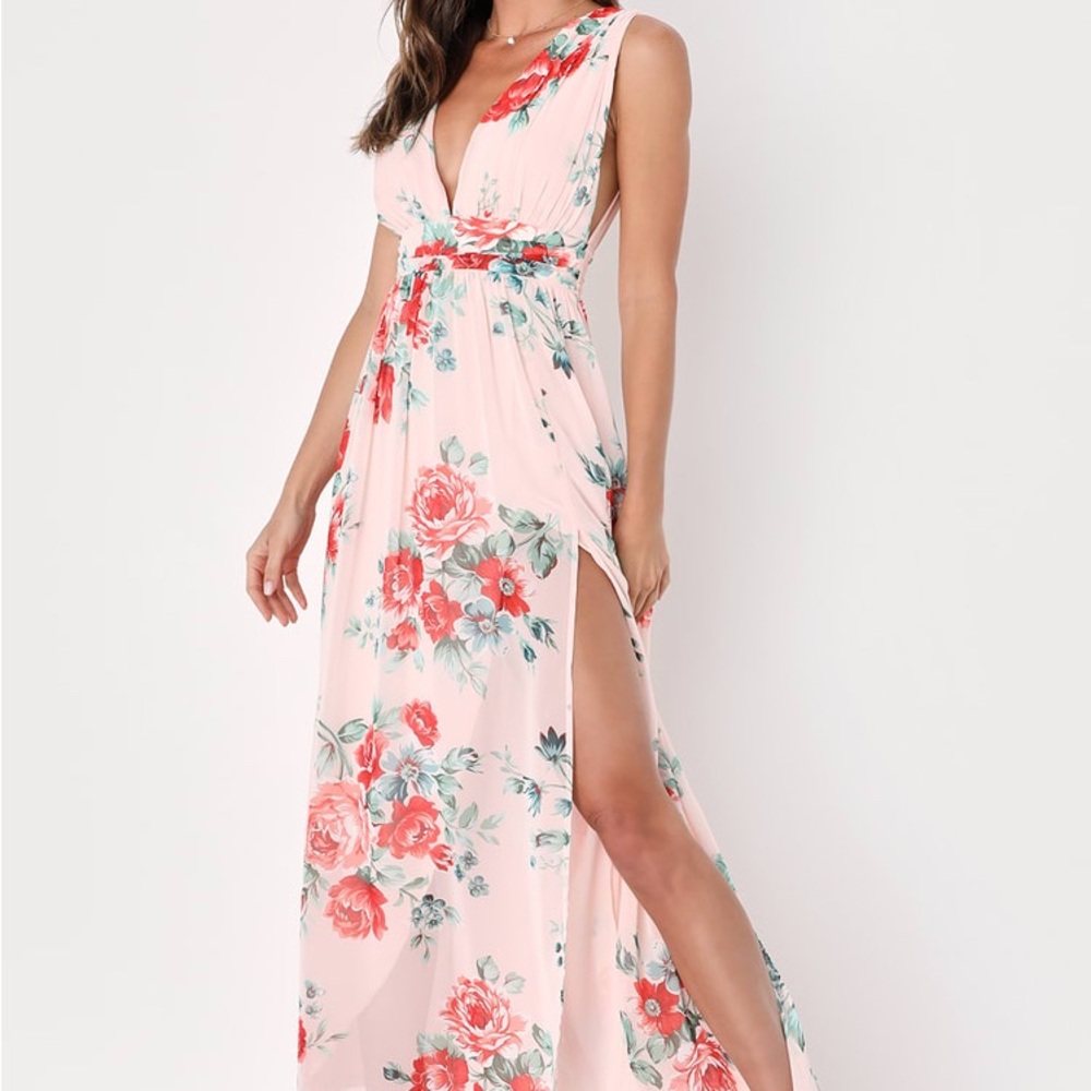 Lulus Floral Maxi Dress